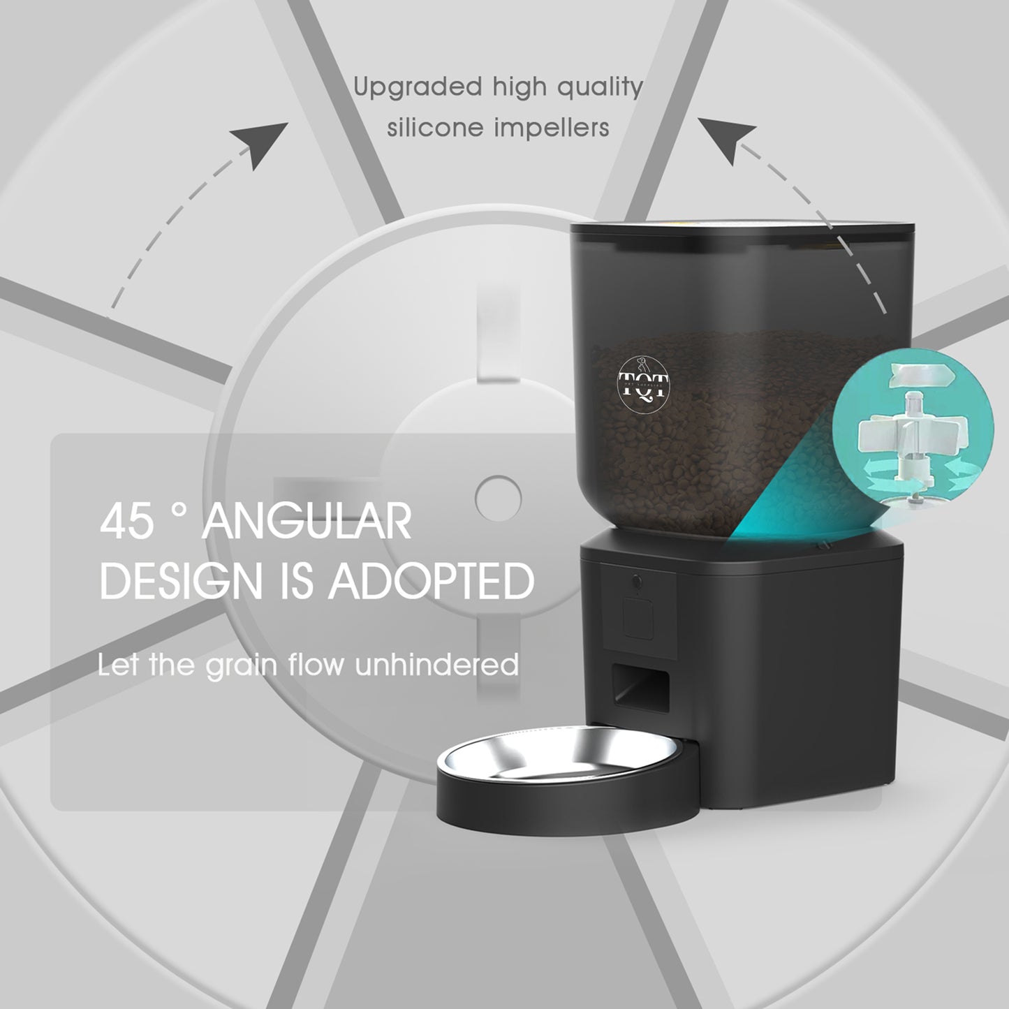 TQT Automatic Pet Food Dispenser