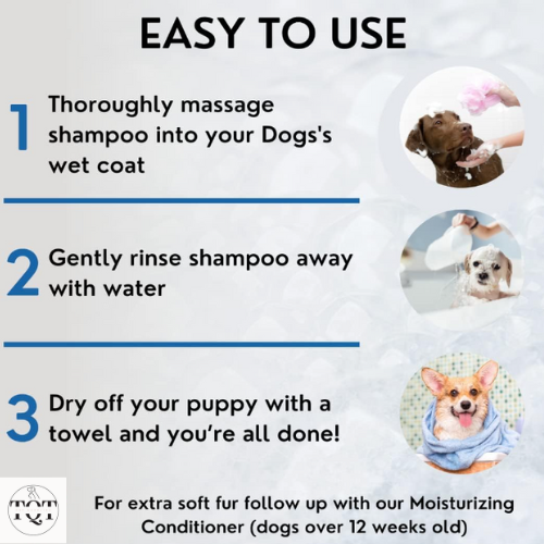 TQT Dog Shampoo & Conditioner - 5-in-1 Pet Wash for Dogs & Cats - Cleans, Deodorizes, Conditions, Detangles, & Moisturizes