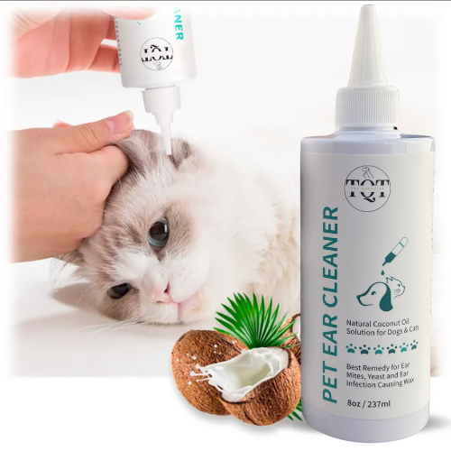 TQT Dog Ear Cleaner – Pet Ear Wash to Support Itchy, Infection Prone Ears, Yeast and Wax.