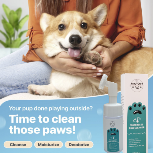 TQT Pet Paw Cleaner Cats Dog Feet Cleaner 100ml Pet Paw Cleanser Deep Cleansing Dog, Foot Pad Care Gentle, Effective Cat Dog Feet Cleaner